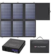 ALLPOWERS Solar Generator, S200 Portable Power Station with SP026 Solar Panel, 60W, 230V/200W AC...