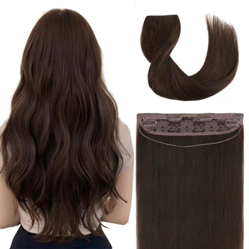 Invisible Wire Human Hair Extensions 20