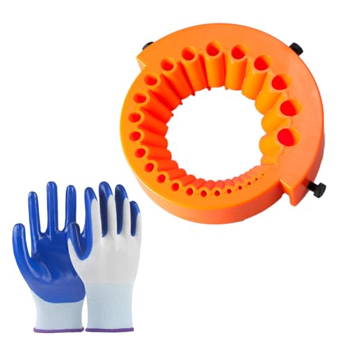 OUDQFCJ Afilador de Brocas, Herramienta para Afilar Brocas, Herramienta Universal para Afilado de Brocas, Afilador de Brocas Profesional para Radial, Amoladora Angular,Con Guantes (2 a 13 mm,125 mm)