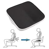 Tebery Large Memory Foam Seat Cushion/Chair Pad with Carry Handle Orthopaedic Seat Cushion Perfect for Office Chair and Wheelchair - Image 4