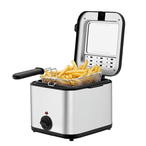 2.5L Mini Deep Fryer Silver