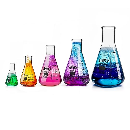 Flacons Erlenmeyer col étroit Eisco Labs | Lot de 50ml à 1000ml