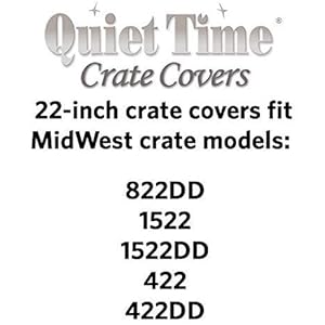   MidWest-Homes-for-Pets-Dog-Crate-Cover-Privacy-Dog-Crate-Cover-Fits-MidWest-Dog-Crates-Crate-Cover-Only-Machine-Wash-Dry-Black-22-Inch