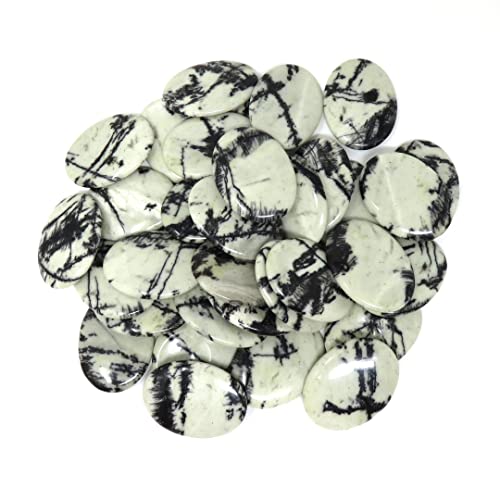 Innovative Surface Art Oval Worry Stone - Custom Engraved On One Side - 1.5 Inches X 1.2 Inches - Choose Your Stone Color And Font (Picasso Marble) #TOP4