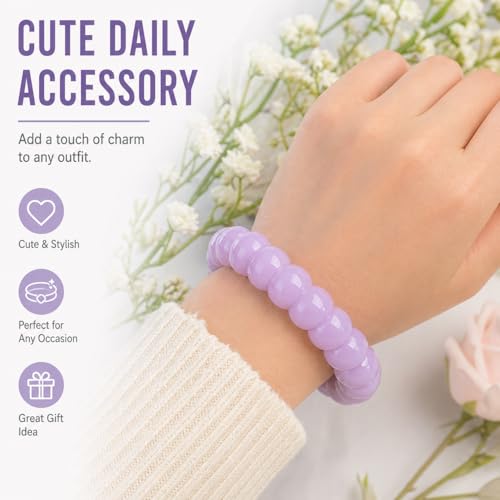 Image of Fidget Bracelet Fidget Adults Anxiety Relief Items Bodhi Beads Jewelry Stretch Sensory Beaded Bracelets for Women Men Christmas Stocking Stuffers