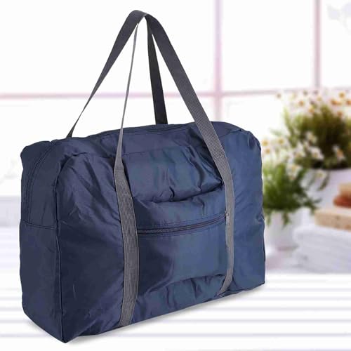 Travel Duffel Bags, Workout Bag Large Travel Bag Carry on Luggage Bag Suitcase Bag Large Travel Tote Foldable Carry on Bag Carry Bags with Handles for Go Out (Deep Blue)2