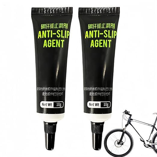 2 Pieces Non Slip Bike Grease, Carbon Gripper Assembly Paste, Handlebar Paste For Bicycles, Cycle Lithium Complex Grease For Bikes, Handle barss, Stems, Seat Posts, Handlebars