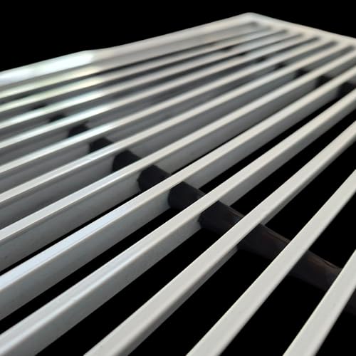 Image of Premium Central air Conditioning Grille- Linear Bar Grilles - Aluminium Powder Coated Grill, Ventilation Grill, Home Grill, ac Jali, Grill for Wall, Sidewall and Ceiling (12 inch * 8 inch)