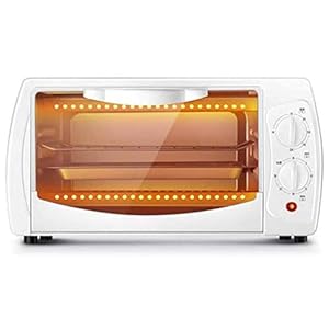 Elektrische mini-oven, huishoudelijke 10 liter bakoven met meerdere kookfuncties Grill Verstelbare temperatuurregeling Timer Gelukkig leven