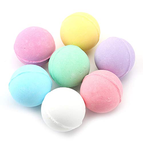 hetuioiyster 20g Bomba de baño pequeña Bola de Burbujas para aliviar el estrés Corporal Limpiador de Ducha hidratante Nuevo bicarbonato de Sodio, Bola de baño