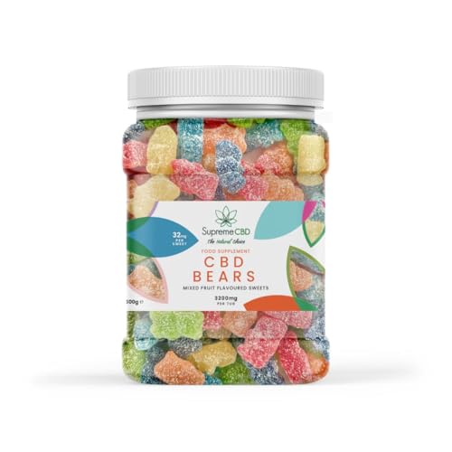Supreme CBD 3200mg CBD Gummy Bears 100 Gummies