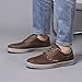 ANALEAF Mens Casual Oxfords Fashion Sneakers Soft Comfortable Lace-Up Dress Shoes Brown