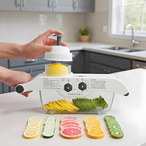 Coupe-légumes réglable avec récipient pour repas maison - 3