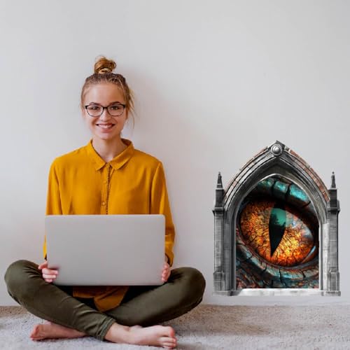 Vinilo Decorativo 3D Ojos de Dragón adhesivo para pared miniatura 4