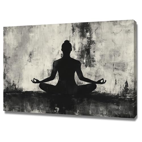 Tableau zen méditation pour apaiser l'ambiance de la chambre