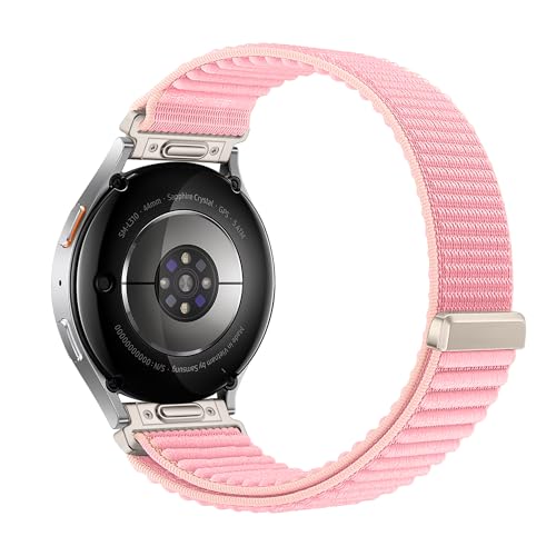 Image of XMUXI 20mm Watch Strap Nylon Compatible with Galaxy Watch 7 /6 /5 /4 40mm 44mm Straps,Compatible with Huawei Watch GT3 42mm /Forerunner 165 /Vivoactive 6 /5 /3 with One Click Metal Connector(NO WATCH)