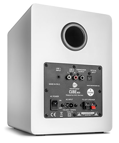 Wavemaster Cube Neo – Kit d’enceintes avec Streaming Câble/Bluetooth 50 W pour TV/PC/Tablette/Smartphone, Blanc - Les Beatles, Paul McCartney, John Lennon, RIngo Starr, George Harrison Wavemaster Cube Neo - Kit d'enceintes avec Streaming Câble/Bluetooth 50 W pour TV/PC/Tablette/Smartphone, Blanc – Image 3
