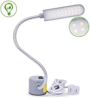 EVISWIY Sewing Machine Light LED Lighting (30LEDs) 6 Watt Multifunctional Flexible Gooseneck Arm