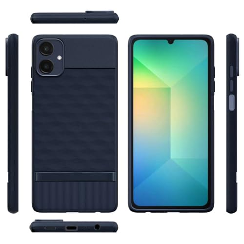Image of Shockproof Case for Samsung Galaxy A06 5G / A06 4G | Full Camera Protection | TPU Flexible Back Cover for Samsung Galaxy A06 5G / A06 4G (Steel Blue)