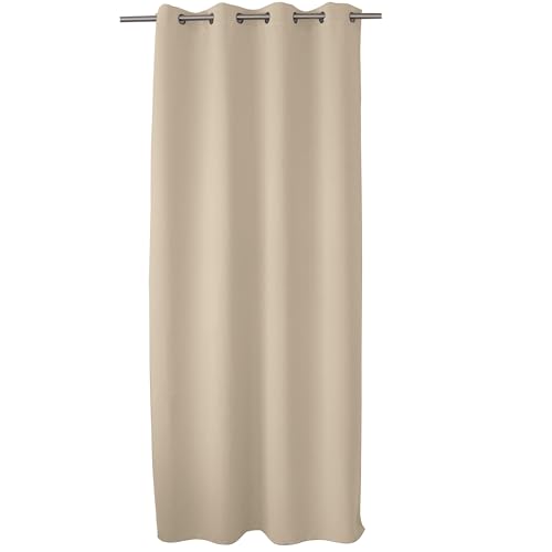 Enjoy Home 2010AN140240 Blackout Curtain with 8 Eyelets-Polyester - 40 x 26 cm, Ivory, 40x26