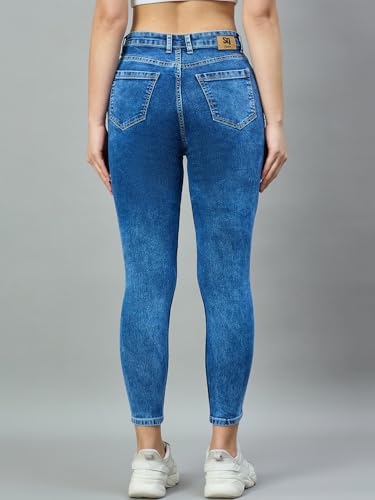 Jean large taille haute extensible pour sublimer toutes les silhouettes - 4