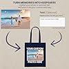 Personalised Tote Bag – Custom Text, Photo, or Logo | Reusable 100% Cotton Shopping, Gym & Beach Bag | Unique Personalised Gift for Women, Teachers, Mother’s Day & Birthdays (Navy) #5