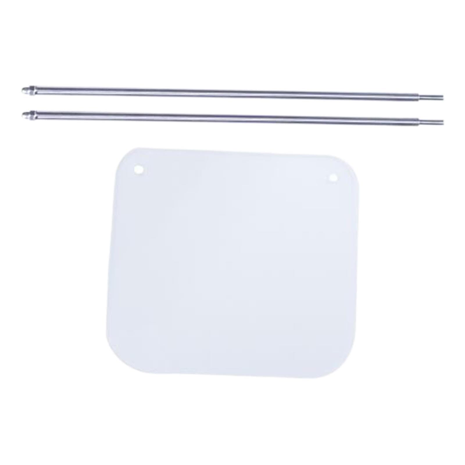 Colaxi Baffle Board Face Shield Professional Glass Edge Grinder Acrylic Bezel Splash Guard for Shell Stained Grinder Diamond Ceramic