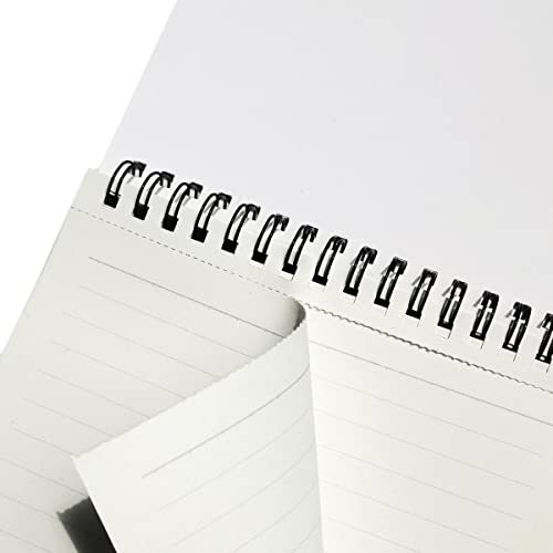 Spiral Steno Pads, Lined Note Pads, 1Pack, 6” X 8”, 60 Sheets #TOP1