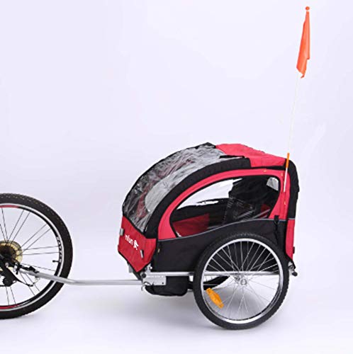 nFun NCAB Besen/JOGGINGWAGEN ROT/SCHWARZ