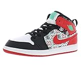 Jordan Preschool Jordan 1 Mid SE (PS) DM1210 150 Ugly Christmas Sweater - Size 3Y