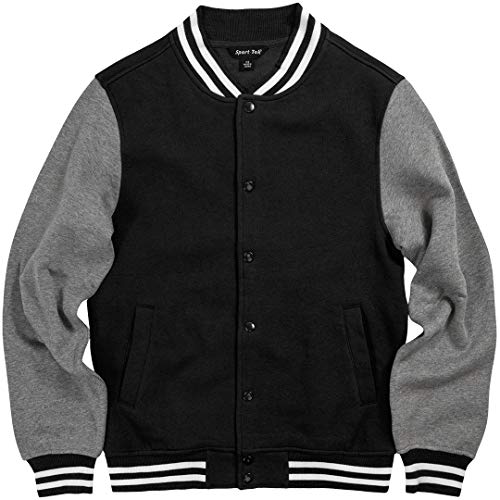 Unisex Fleece Letterman Varsity Jacket 