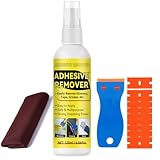 Fast-Acting Adhesive Remover: Designed for removing stubborn adhesives. Our sticker remover is professionally formulated to quickly soften and dissolve deep adhesive, achieving efficient and time-saving removal results. No more long-time waiting, jus...