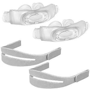 Medihealer 2 Packs Replacement P30i Pillow Cushion(M) with Strap for Airfit P30i | Including 2 Pcs Cushion and 2 Pcs Head Strap, Washable and Reusable Without Replace Filter, Great-Value Supplies