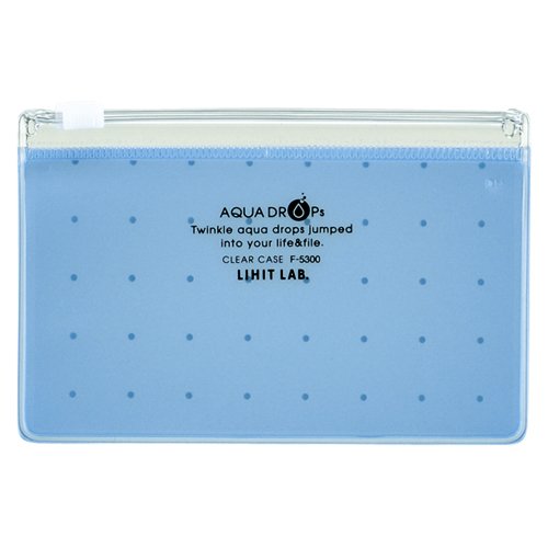 リヒトラブ アクアドロップス クリヤーケース A8 青 F5300-8