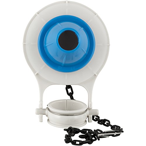 Plumb Craft 7542500T Water Saving Forever Toilet Flapper for 2-Inch Flush Drains, White and Blue - Thumbnail 4