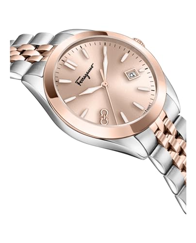 Classic Collection Luxury Mens Watch Timepieces with a Two Tone Bracelet and Case Featuring a Rosegold Dial3