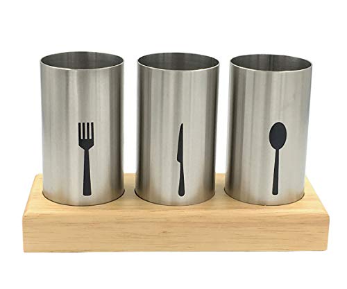 Wskc 4Pc Flatware Caddy Holder Stainless Steel #TOP5