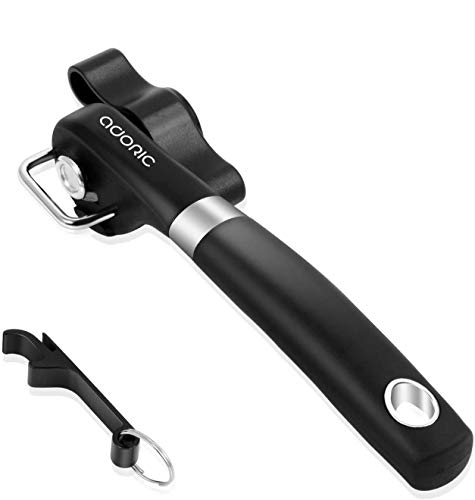 Adoric Handheld Can Opener, Stainless Steel Manual Tin Opener for Senior and Arthritis