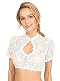 krüger dirndl gebraucht Wunderschöne und exklusive Dirndlbluse für Damen von Krüger Collection. Die hinreißende Dirndlbluse Amanda ist komplett aus Spitzenmaterial mit einem schönen Rosenmuster hergestellt, sie ist hochgeschlossen und hat einen auffälligen Lochausschnitt. Die verführerische Bluse wird mit zwei Perlenknöpfen geschlossen.