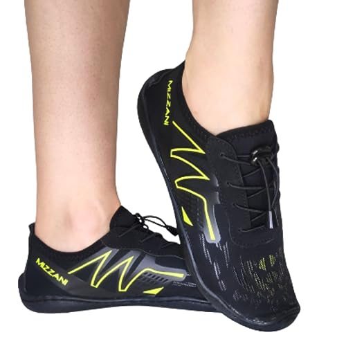 Sapatilha Aquática Neoprene Feminina Masculina de Pesca Cor:Preto+Verde;Tamanho:41;Gênero:Unissex