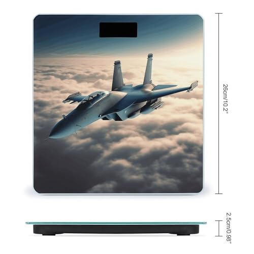 Báscula Digital de Baño con Plataforma de Vidrio Templado miniatura 2