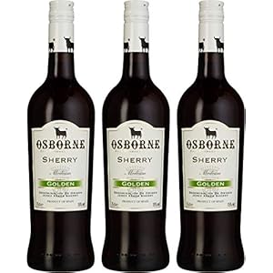 Osborne Sherry Golden,Medium 15 % vol, 3er Pack (3 x 750 ml)