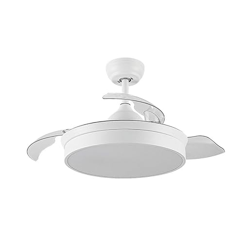 Eden pulse Ventilador DC 72W 6120lm Blanco, 3 Aspas, Desp. 110°, 3 Colores, con Control Remoto, Temporizador y Memoria, ideal para climatización y confort.