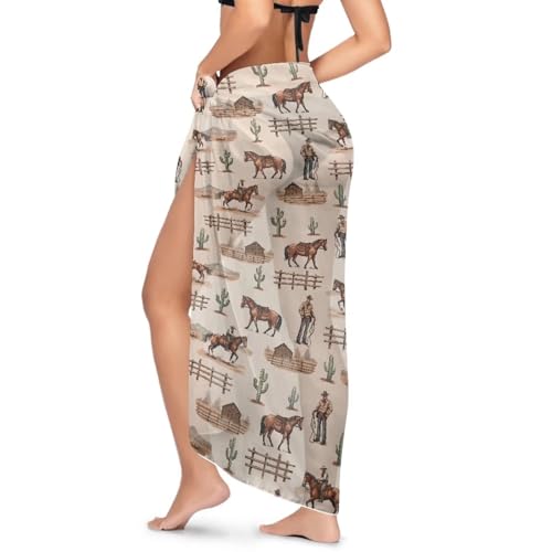 Swimsuit Coverups for Women Beach Sarong Wraps Chiffon Beach Wrap Skirt2