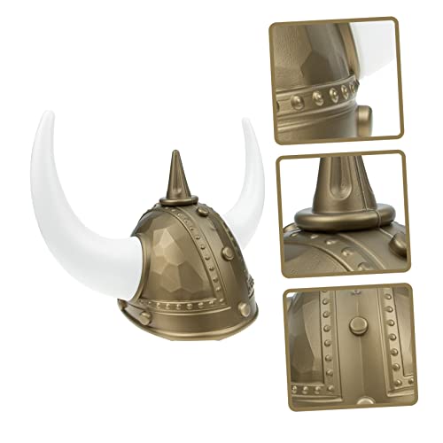 Homoyoyo Viking Horn Hat Pirate Accessories for Kids Kids' Costume Hats Kids Pirate Costume Hat with Horns Viking Warrior Hat Warrior Helmet Viking Helmet Viking Hat Rome Costume - Image 3