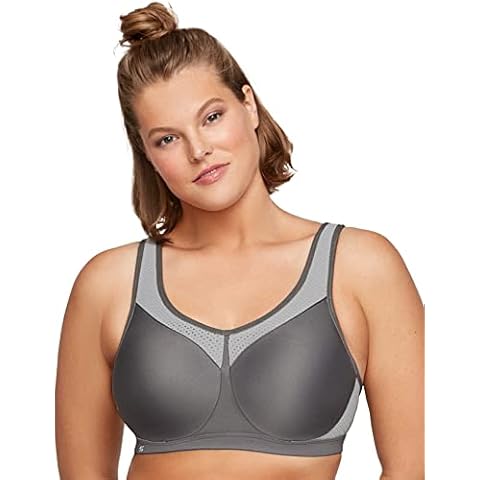 Full Figure Plus Size High Impact Seamless Sports Bra Underwire #9066 Cover
