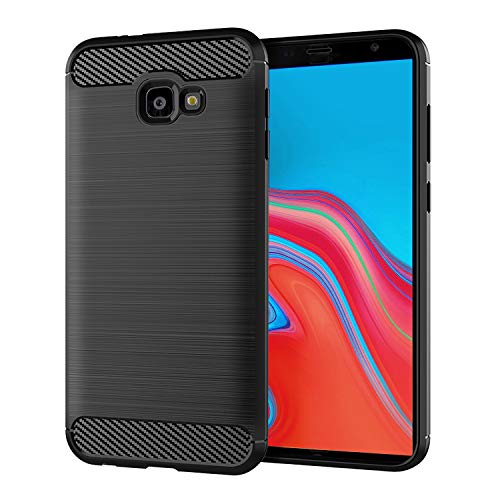 SCL Samsung Galaxy J4 Plus Coque, Samsung Galaxy J4 Plus Coque de Protection en Fibre de Carbone...