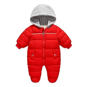 Baby winter romper jongens meisjes overall sneeuwpak met capuchon outfits lange mouwen jumpsuit sport mantel cadeau 6-24…