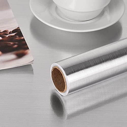 Image of HOME13 Silver Brush Wallpaper