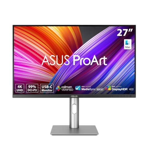Image of ASUS PA279CRV-P 27 Inch 4K UHD ProArt Monitor for Apple Mac, TAA Compliant